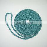 3/8" X 10' green nylon double braid dockline