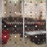 Frosted Silk Screen Printed Glass, Window Doors Decorative Glass thumbnail-4