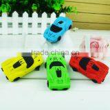 Students School Office Supply Reward 4x Simulated Cartoon Car Eraser thumbnail-1