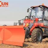 Everun New 1.5 Ton Small Front Loader With Wheel Loader Attachments thumbnail-6