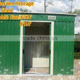 6' x 4' Double Door Pent Metal Tools Shed thumbnail-1
