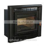 Wood Burning Stove Large Glass Cast Iron Fireplace Insert Stoves 2016 Model thumbnail-1