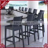 Wholesale Bar Furniture Stackable Wicker Woven Used Commercial Bar Stools thumbnail-2