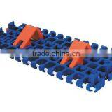 2400C Flush Grid With Hold-Down Edge Radius Plastic Modular Belt thumbnail-2