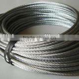 ungalvanized steel wire rope for ordinary use Made in China