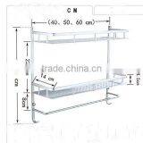 Wall Mounted Aluminum Bathroom Shelf for Towel thumbnail-2