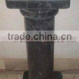 UNIQUE JET BLACK MARBLE PEDESTALS thumbnail-6