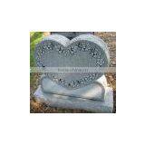 Heart Shape of Granite Gravestone thumbnail-1