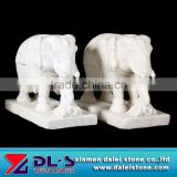 White Elephant Marble Sculpture