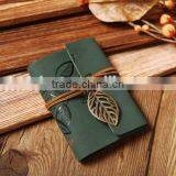 Cy280 11*8cm Retro Fashion Leather Leaves Men's Women's Creative Tying Card Pack Card Holders thumbnail-2