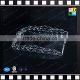 Restaurant Decorative Elegant Dessert Cracker Serving Tray Acrylic Serving Cracker Tray for Sale thumbnail-2