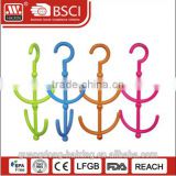ashion colorful wholesale plastic hanger for clothes