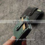 Litchi Stria Factory Direct Wholesale Leather Card Holder Customize Cards Bag With Buckle thumbnail-4