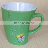 Customized Logo Ceramic 12oz Lipton Tea Cup for Promotional thumbnail-1