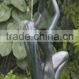 Outdoor Garden Decoration Metal Bronze Naked Lady Fountain thumbnail-3