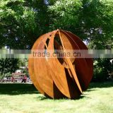 modern art sculpture stainless steel garden corten steel sculpture