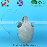 BSCI Audit Factory Bucket Shape Hanging or Freestanding Decorative Ceramic Flower Planter Vase Holder thumbnail-4