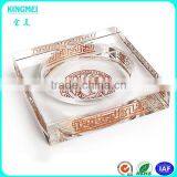 Crystal Glass Cigar Ashtray for Business Gifts thumbnail-2
