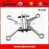High Quality 304 316 Curtain Wall Spider Fitting Glass Spider System Spider Fin thumbnail-2