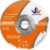 4" 100x4x16mm Reinforced Fibre Resin Bonded Grinding Wheel