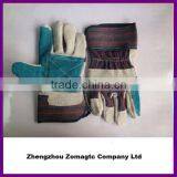 Industry Cow Split Leather Working Gloves for Safety ZMR111 thumbnail-1