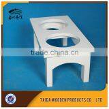 Wooden Pet Dish Holder With Stainless Steel Bowl / Wooden Dog Dishes Bowl / Wood Pet Bowl Dish thumbnail-5