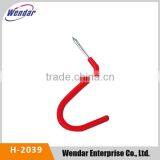 Garage Storage Vinyl Coated Hook Wall Mounted Metal Storage Hooks for Hanging (Red) thumbnail-1