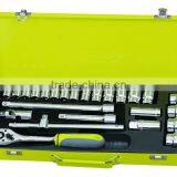 CF598704: 25pcs 1/2" Drive Socket and Ratchet Handle Set