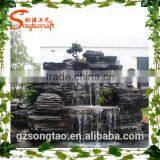 Artificial Waterfalls Fountain Outdoor Customized Fiber Glass Artificial Waterfall Fountain for Sale thumbnail-2