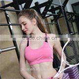 Womens Yoga Exercise Bra Fitness Clothes Nylon Spandex Sports Bra thumbnail-4