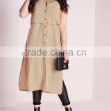 Wholesale Plus Size Clothing 2016 Fancy Buttons Tunic Top HST3701 thumbnail-1