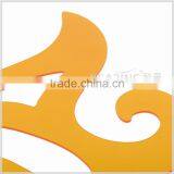 Kearing Biggest Pattern French Curves Non Toxic Plastic Ruler For Painting 30cm #1330 thumbnail-3