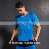 Newest Design Men T-shirt Sportsware Body Tight T-shirt for Men 2016 thumbnail-3