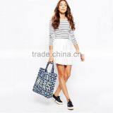 Long Sleeve Black and White Stripe t Shirts for Women thumbnail-4