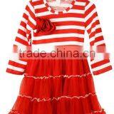 Children Clothes Boutique Baby Outfit Red Stripe Christmas Outfit Holiday Boutique Outfit thumbnail-4