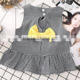 Stylish Baby Girl Clothes Gingham Shirt And Shorts Matching Clothing Set Outfit thumbnail-3