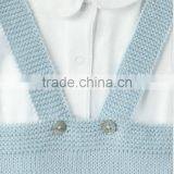 2015 Fashion Baby Romper Knitting Patterns Baby Smocked Romper thumbnail-3