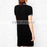 2015 Women Fashion Short Sleeve Polo Shirt Dress thumbnail-2