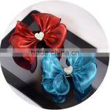 S17170A Wholesale Colorful Girl Kids Baby Handmade Organza Bow Hair Clips thumbnail-4