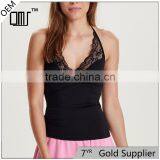 V Neck Cami With Contrast Border Summer Fashion Women Vest/tank Top thumbnail-1