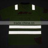 Mens Two-tone Flourescent AS/NZS High Visibility Reflective Chinastar Safety Polo Shirt thumbnail-4