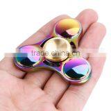 New Color Finger Gyro Rainbow Fingertips Gyro Three Leaf Colorful Metal Gyro Factory Direct Stock thumbnail-4