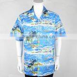 All Over Print Cotton Mens Hawaiian Aloha Shirt thumbnail-1