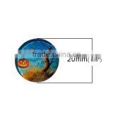 Glass Dome Seals Cabochons Round Flatback Multicolor Halloween Pumpkin Tree Pattern Transparent 20mm Dia thumbnail-2