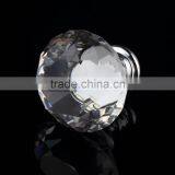 2016 Hot Sale 1pcs 30mm Diamond Crystal Glass Alloy Door Drawer Handle Cabinet Wardrobe Pull Glass Handle Knobs Free Shipping thumbnail-3