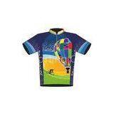 Sublimation Short Sleeved Half Zipped Women Cycling Shirts Spandex For Racing Team thumbnail-1