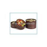 Round Coffee Tin Box With Plastic Lid thumbnail-2