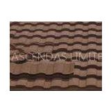 Aluminum Zinc Galvanized Steel Roofing Tiles Color Coated , 1170mm * 375mm