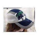 Logo Printed Microfiber Mesh Running Hats Embroidery Five Panel For Ladies