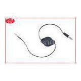 3.5MM Male Flat PU Two Way Retractable Cable For Electronic Cigarette